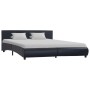 Estructura de cama cuero sintético negro 180x200 cm de vidaXL, Camas y somieres - Ref: Foro24-285455, Precio: 214,88 €, Descu...