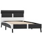 Bed frame with LED in gray synthetic leather 90x200 cm by vidaXL, Beds and slatted bases - Ref: Foro24-280307, Price: 177,02 ...