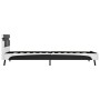 Bed frame with LED in gray synthetic leather 90x200 cm by vidaXL, Beds and slatted bases - Ref: Foro24-280307, Price: 177,02 ...