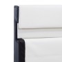 Bed frame with LED white synthetic leather 140x200 cm by vidaXL, Beds and slatted bases - Ref: Foro24-280299, Price: 194,85 €...