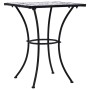 Blue and white ceramic mosaic table for café, 60 cm. by vidaXL, Garden tables - Ref: Foro24-46706, Price: 110,84 €, Discount: %