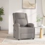 Sillón reclinable eléctrico tela gris taupé de vidaXL, Sillones - Ref: Foro24-3098360, Precio: 243,57 €, Descuento: %