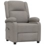 Sillón reclinable eléctrico tela gris taupé de vidaXL, Sillones - Ref: Foro24-3098360, Precio: 243,57 €, Descuento: %