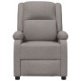 Sillón reclinable eléctrico tela gris taupé de vidaXL, Sillones - Ref: Foro24-3098360, Precio: 243,57 €, Descuento: %