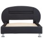 Estructura de cama con LED cuero sintético negro 90x200 cm de vidaXL, Camas y somieres - Ref: Foro24-285426, Precio: 185,40 €...