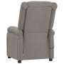 Sillón reclinable eléctrico tela gris taupé de vidaXL, Sillones - Ref: Foro24-3098360, Precio: 243,57 €, Descuento: %