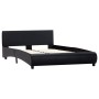 Estructura de cama de cuero sintético negro 120x200 cm de vidaXL, Camas y somieres - Ref: Foro24-285452, Precio: 187,70 €, De...