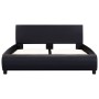 Estructura de cama de cuero sintético negro 120x200 cm de vidaXL, Camas y somieres - Ref: Foro24-285452, Precio: 187,70 €, De...