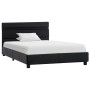 Bed frame with LED black synthetic leather 90x200 cm by vidaXL, Beds and slatted bases - Ref: Foro24-284792, Price: 198,99 €,...