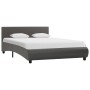 Estructura de cama de cuero sintético gris 120x200 cm de vidaXL, Camas y somieres - Ref: Foro24-285464, Precio: 151,52 €, Des...