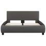 Estructura de cama de cuero sintético gris 120x200 cm de vidaXL, Camas y somieres - Ref: Foro24-285464, Precio: 151,52 €, Des...