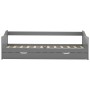 Estructura de sofá cama madera de pino gris 90x200 cm de vidaXL, Camas y somieres - Ref: Foro24-283151, Precio: 247,17 €, Des...