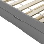 Gray pine wood sofa bed structure 90x200 cm by vidaXL, Beds and slatted bases - Ref: Foro24-283151, Price: 247,17 €, Discount: %