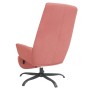 Entspannungssessel mit Fußstütze aus rosa Samt von vidaXL, Sessel - Ref: Foro24-3097912, Preis: 115,92 €, Rabatt: %