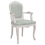 Light gray velvet dining chair 62x59.5x100.5 cm by vidaXL, dining chairs - Ref: Foro24-344460, Price: 163,65 €, Discount: %