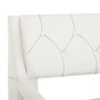 Estructura de cama de cuero sintético blanco 180x200 cm de vidaXL, Camas y somieres - Ref: Foro24-285641, Precio: 256,65 €, D...