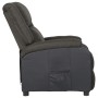 Sillón reclinable de cuero sintético y tela gris oscuro de vidaXL, Sillones - Ref: Foro24-3098368, Precio: 223,34 €, Descuent...