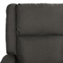 Sillón reclinable de cuero sintético y tela gris oscuro de vidaXL, Sillones - Ref: Foro24-3098368, Precio: 223,34 €, Descuent...