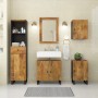 Conjunto de muebles de baño 5 piezas madera maciza de mango de vidaXL, Muebles de baño - Ref: Foro24-3200648, Precio: 399,42 ...