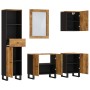 5-piece bathroom furniture set solid mango wood by vidaXL, Bathroom furniture - Ref: Foro24-3200648, Price: 399,42 €, Discoun...