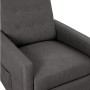 Sillón reclinable eléctrico de tela gris oscuro de vidaXL, Sillones - Ref: Foro24-3098639, Precio: 242,30 €, Descuento: %