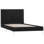 Black fabric bed frame 90x200 cm by vidaXL, Beds and slatted bases - Ref: Foro24-280941, Price: 119,39 €, Discount: %