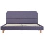 Estructura de cama de tela gris claro 140x200 cm de vidaXL, Camas y somieres - Ref: Foro24-280873, Precio: 161,46 €, Descuent...