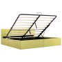 Hydraulic canapé bed in lime yellow fabric 180x200 cm by vidaXL, Beds and slatted bases - Ref: Foro24-285593, Price: 340,53 €...