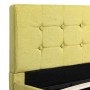 Hydraulic canapé bed in lime yellow fabric 180x200 cm by vidaXL, Beds and slatted bases - Ref: Foro24-285593, Price: 340,53 €...