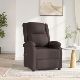 Dark Brown Fabric Electric Recliner by vidaXL, Armchairs - Ref: Foro24-3098357, Price: 268,02 €, Discount: %