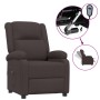 Sillón reclinable eléctrico tela marrón oscuro de vidaXL, Sillones - Ref: Foro24-3098357, Precio: 268,99 €, Descuento: %