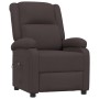 Sillón reclinable eléctrico tela marrón oscuro de vidaXL, Sillones - Ref: Foro24-3098357, Precio: 268,99 €, Descuento: %