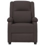 Sillón reclinable eléctrico tela marrón oscuro de vidaXL, Sillones - Ref: Foro24-3098357, Precio: 268,99 €, Descuento: %