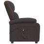 Sillón reclinable eléctrico tela marrón oscuro de vidaXL, Sillones - Ref: Foro24-3098357, Precio: 268,99 €, Descuento: %