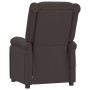 Sillón reclinable eléctrico tela marrón oscuro de vidaXL, Sillones - Ref: Foro24-3098357, Precio: 268,99 €, Descuento: %