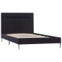 Bed frame with LED in black fabric 90x200 cm by vidaXL, Beds and slatted bases - Ref: Foro24-280961, Price: 187,84 €, Discoun...