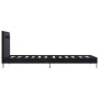 Bed frame with LED in black fabric 90x200 cm by vidaXL, Beds and slatted bases - Ref: Foro24-280961, Price: 187,84 €, Discoun...