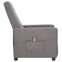 Sillón reclinable eléctrico tela gris claro de vidaXL, Sillones - Ref: Foro24-3098638, Precio: 192,68 €, Descuento: %