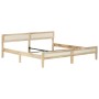 Estructura de cama de madera maciza de mango 200 cm de vidaXL, Camas y somieres - Ref: Foro24-288429, Precio: 170,99 €, Descu...