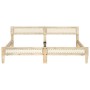 Estructura de cama de madera maciza de mango 200 cm de vidaXL, Camas y somieres - Ref: Foro24-288429, Precio: 170,99 €, Descu...