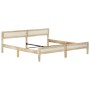 Estructura de cama de madera maciza de mango 200 cm de vidaXL, Camas y somieres - Ref: Foro24-288429, Precio: 170,99 €, Descu...