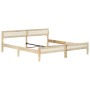 Estructura de cama de madera maciza de mango 200 cm de vidaXL, Camas y somieres - Ref: Foro24-288429, Precio: 170,99 €, Descu...