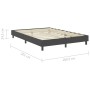 Boxspring-Bettgestell aus grauem Stoff, 180 x 200 cm von vidaXL, Betten und Lattenroste - Ref: Foro24-287458, Preis: 189,82 €...