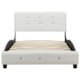 White synthetic leather bed frame 90x200 cm by vidaXL, Beds and slatted bases - Ref: Foro24-280312, Price: 215,90 €, Discount: %