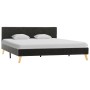 Dark gray fabric bed frame 160x200 cm by vidaXL, Beds and slatted bases - Ref: Foro24-284814, Price: 192,50 €, Discount: %