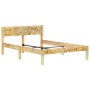 Recycled solid wood bed frame 120x200 cm by vidaXL, Beds and slatted bases - Ref: Foro24-288435, Price: 125,86 €, Discount: %