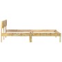 Estructura de cama de madera maciza reciclada 120x200 cm de vidaXL, Camas y somieres - Ref: Foro24-288435, Precio: 126,99 €, ...