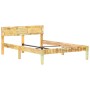 Estructura de cama de madera maciza reciclada 120x200 cm de vidaXL, Camas y somieres - Ref: Foro24-288435, Precio: 126,99 €, ...