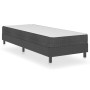 Boxspringbett dunkelgrauer Stoff 100x200 cm von vidaXL, Betten und Lattenroste - Ref: Foro24-3054706, Preis: 259,81 €, Rabatt: %