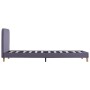 Estructura de cama de tela gris claro 90x200 cm de vidaXL, Camas y somieres - Ref: Foro24-280871, Precio: 118,00 €, Descuento: %